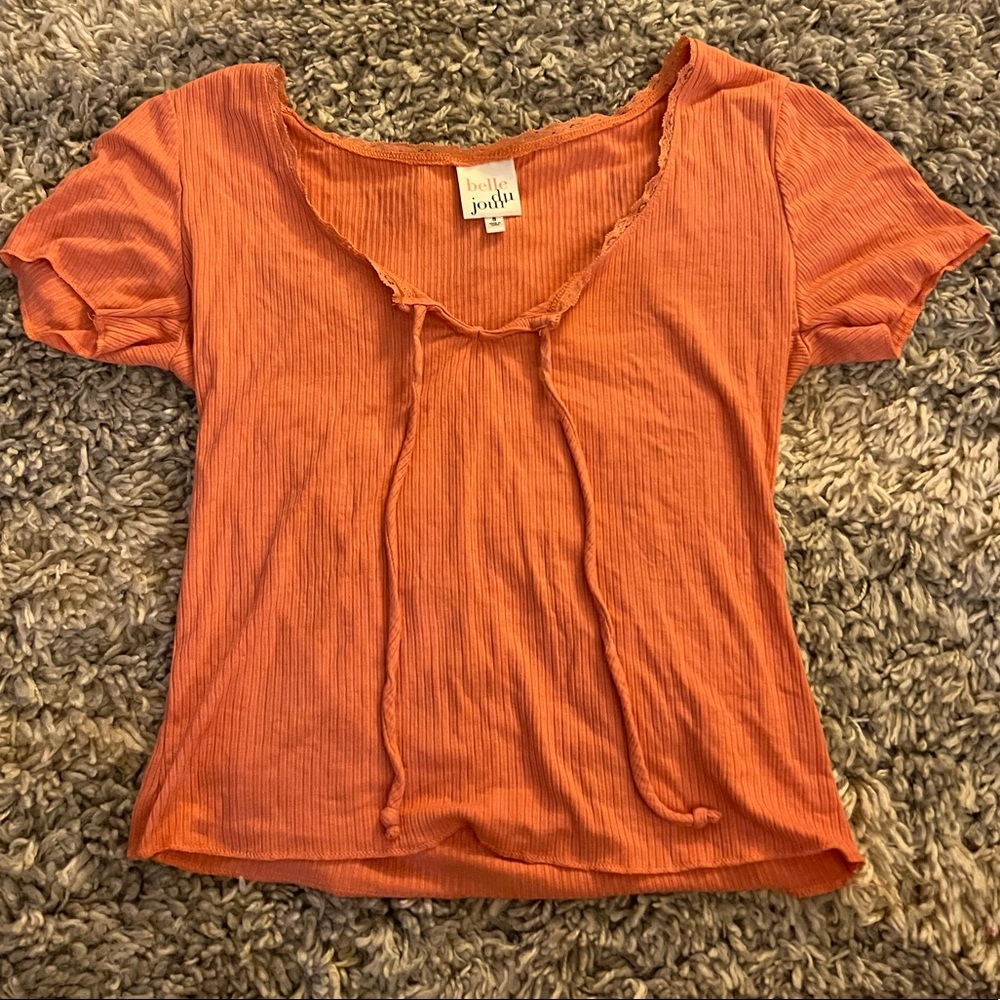 V neck Crop top